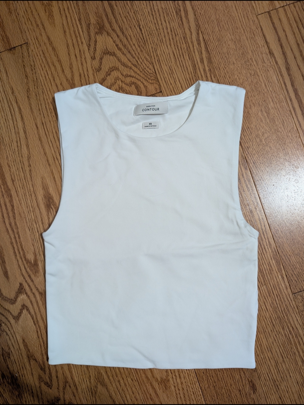 Aritzia Babaton White Contour Sleeveless Tank XS